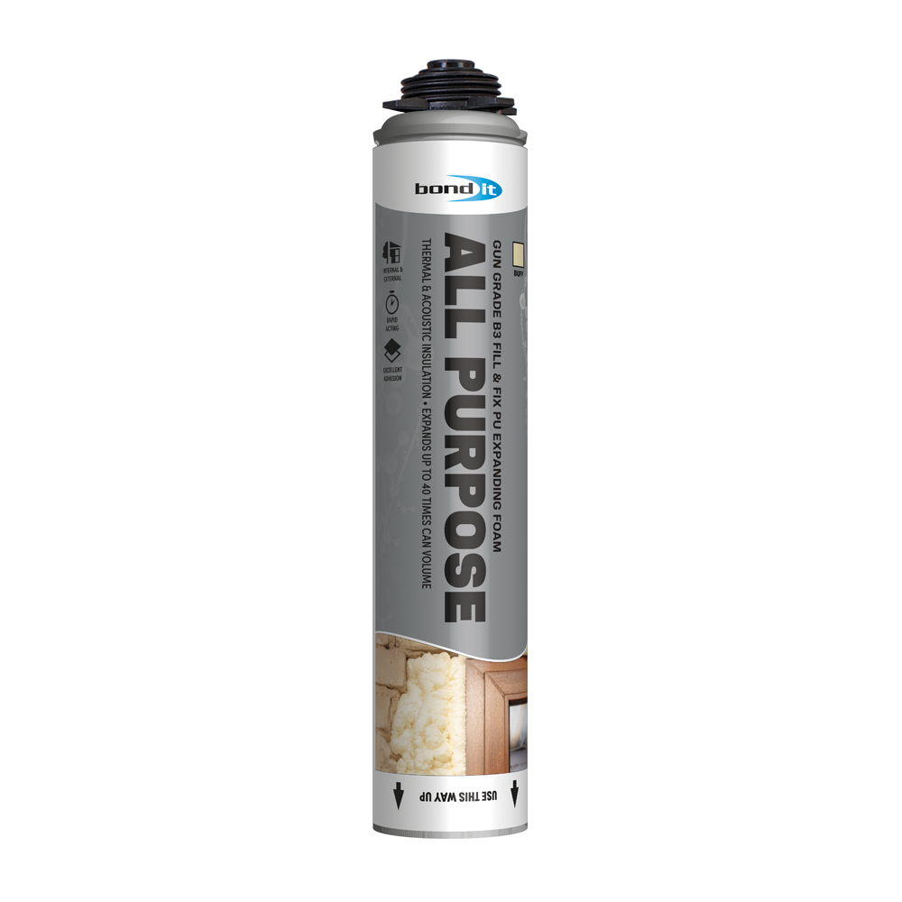 BONDIT ALLPURPOSE FILL & FIX EXPAND FOAM GUN GRADE 750ml st